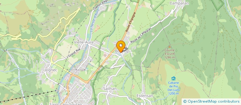 localisation de l'entreprise AURE LOCATION IMMO  BOURISP