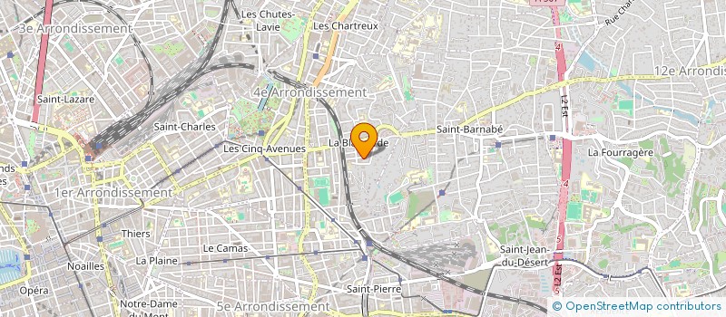 localisation de l'entreprise AURE2 à MARSEILLE