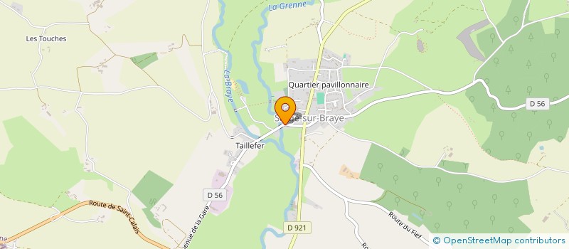 localisation de l'entreprise AUREA  SARGE-SUR-BRAYE