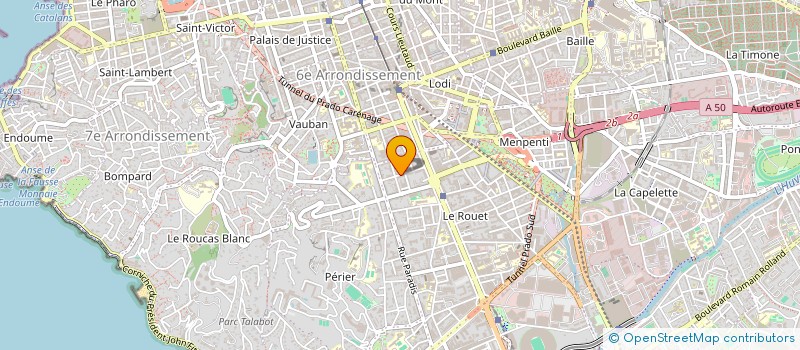 localisation de l'entreprise AUREA à MARSEILLE