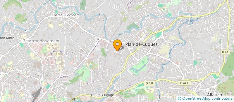 localisation de l'entreprise AUREA à PLAN-DE-CUQUES