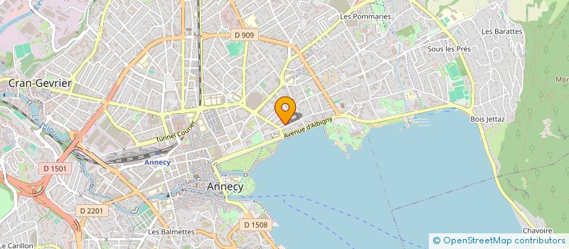 localisation de l'entreprise AUREA à ANNECY