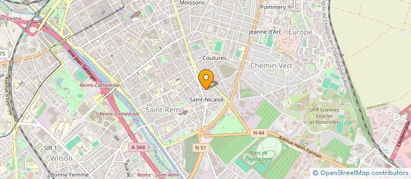 localisation de l'entreprise AUREA CONSEILS  REIMS