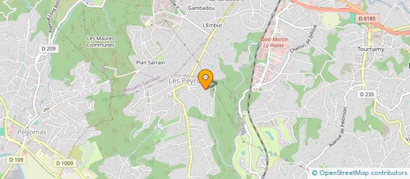 localisation de l'entreprise AUREA COURTAGE à LA ROQUETTE-SUR-SIAGNE