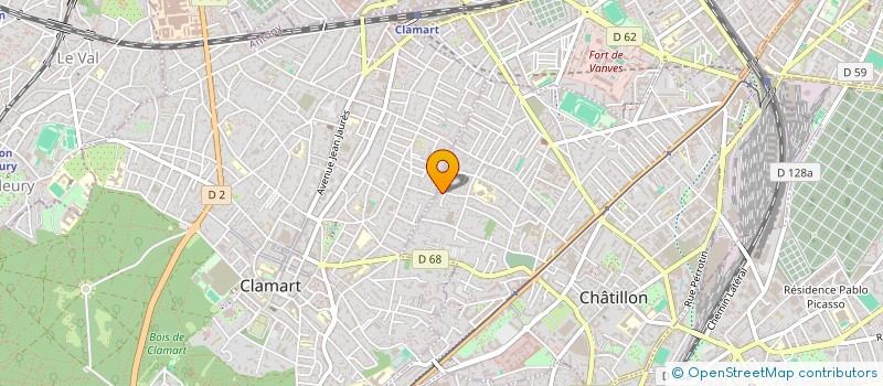 localisation de l'entreprise AUREA INGENIERIE  CHATILLON