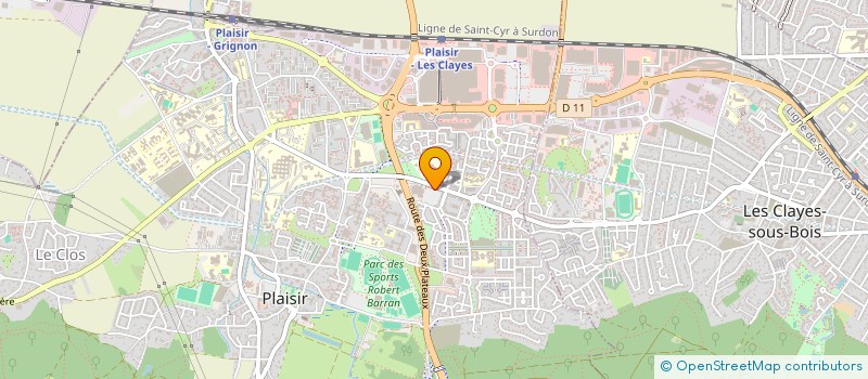 localisation de l'entreprise AUREA IURIS à PLAISIR