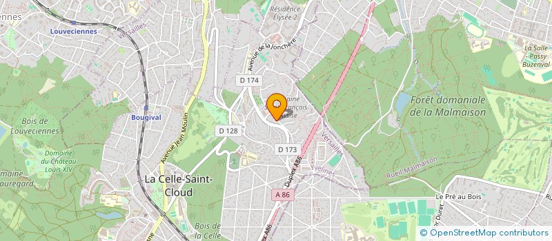 localisation de l'entreprise AUREA RIDE  LA CELLE-SAINT-CLOUD