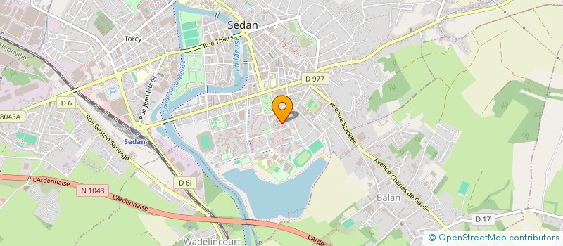 localisation de l'entreprise AUREA SANTE  SEDAN