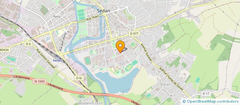 localisation de l'entreprise AUREA SANTE  SEDAN