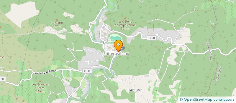 localisation de l'entreprise AUREALYS  ENTRECASTEAUX