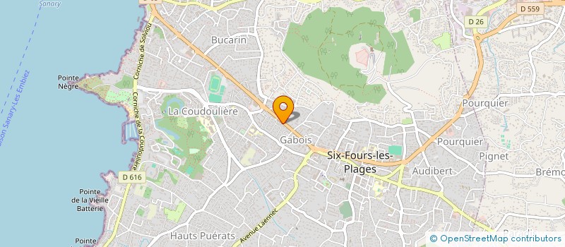 localisation de l'entreprise AUREANNE à SIX-FOURS-LES-PLAGES