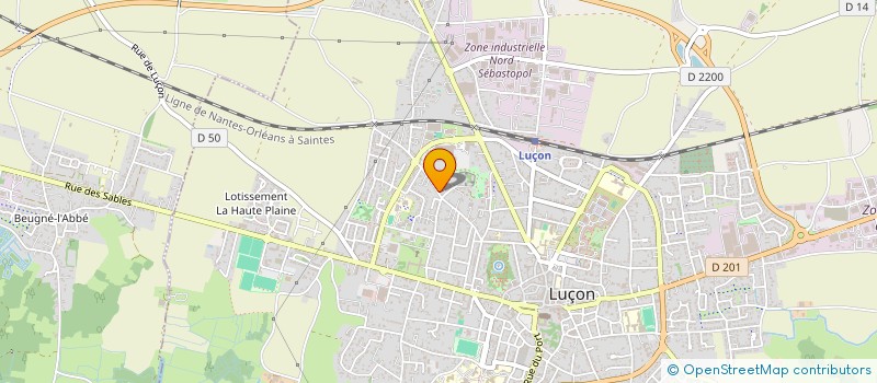 localisation de l'entreprise AURECA à LUCON