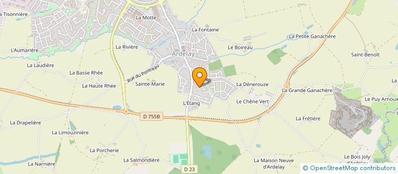 localisation de l'entreprise AURECHA à LES HERBIERS