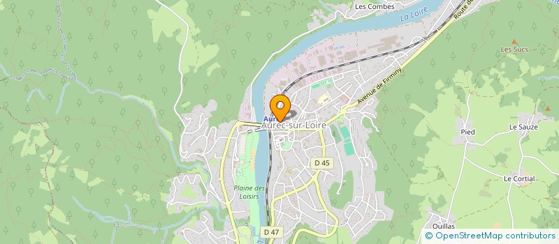 localisation de l'entreprise AURECINEMA à AUREC-SUR-LOIRE