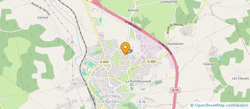 localisation de l'entreprise AURECLA  SAINT-CHELY-D'APCHER