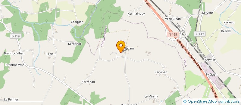 localisation de l'entreprise AUREDEN  LOCOAL-MENDON