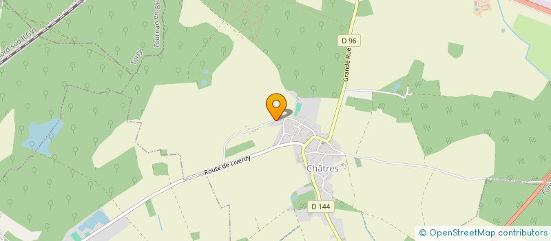 localisation de l'entreprise AUREGAME  CHATRES