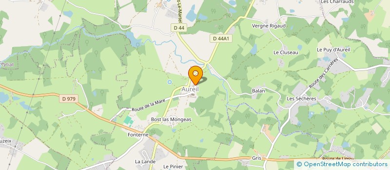 localisation de l'entreprise AUREIL ZUMB'FIT  AUREIL