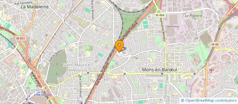localisation de l'entreprise AUREJEAN à MONS-EN-BARŒUL