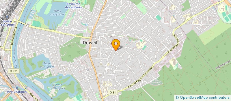 localisation de l'entreprise AUREKA à DRAVEIL
