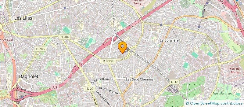 localisation de l'entreprise AUREKA à ROMAINVILLE