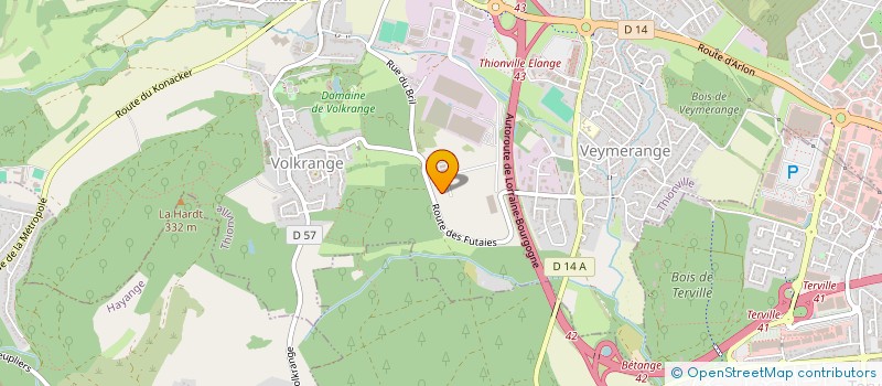 localisation de l'entreprise AUREL&AXEL  ART-SUR-MEURTHE