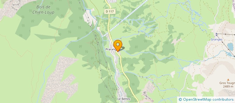 localisation de l'entreprise AUREL COIFFURE à LES BELLEVILLE