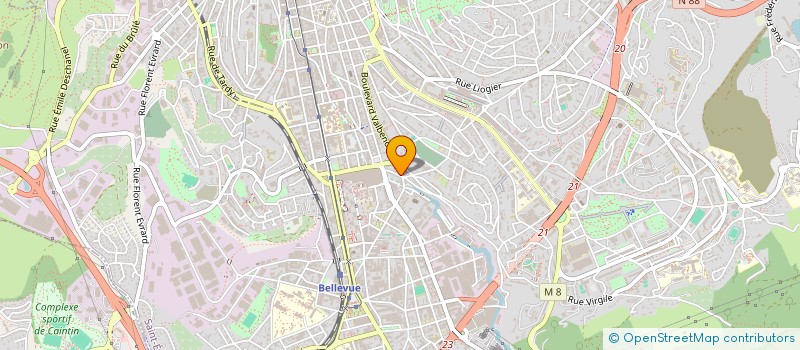 localisation de l'entreprise AUREL TROPHY à SAINT-ETIENNE