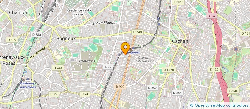 localisation de l'entreprise AURELANA  BAGNEUX