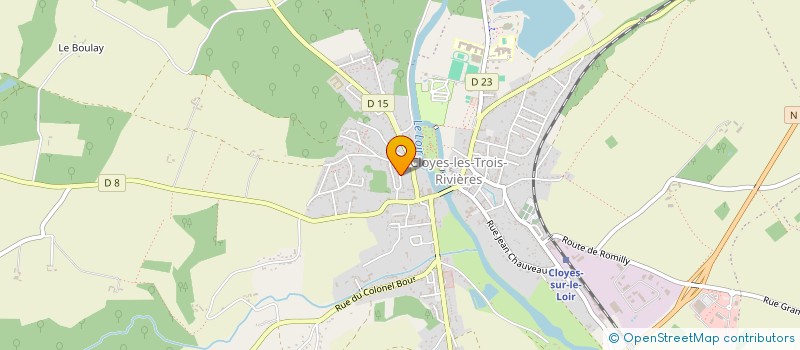 localisation de l'entreprise AURELCREW à CLOYES-LES-TROIS-RIVIERES