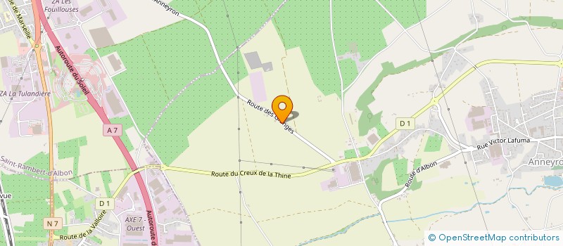 localisation de l'entreprise AURELE  ANDANCETTE