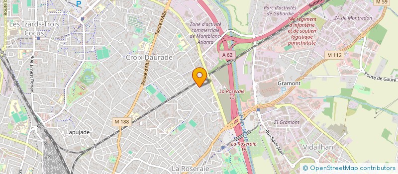 localisation de l'entreprise AURELE CUJAS à TOULOUSE