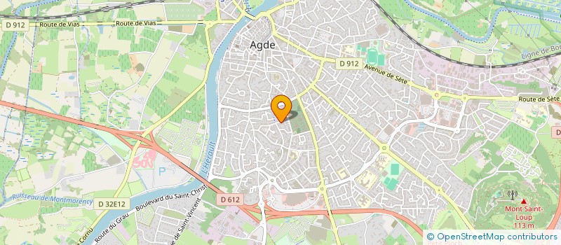 localisation de l'entreprise AURELEA  AGDE