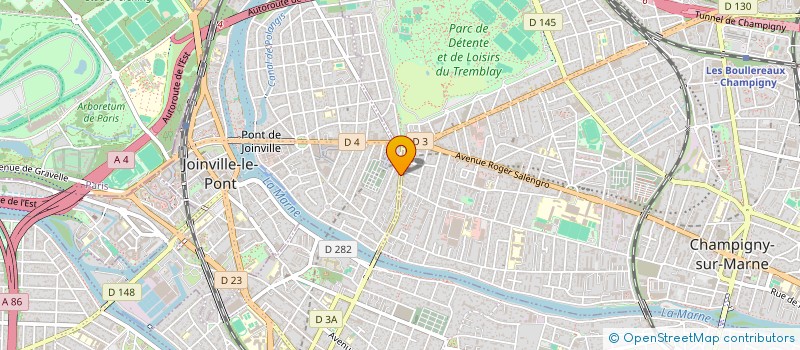 localisation de l'entreprise AURELEC à JOINVILLE-LE-PONT