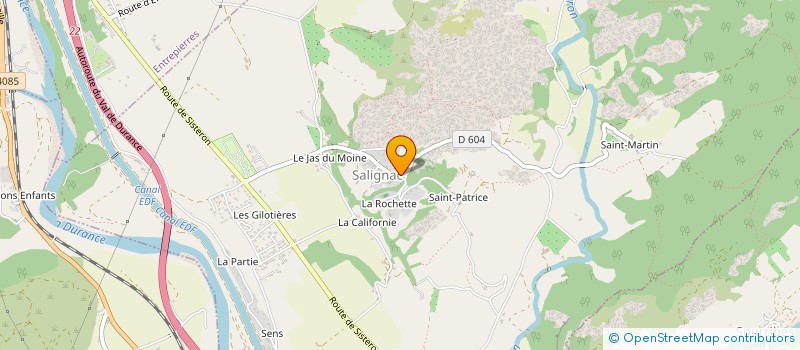 localisation de l'entreprise AURELEMEA  SALIGNAC