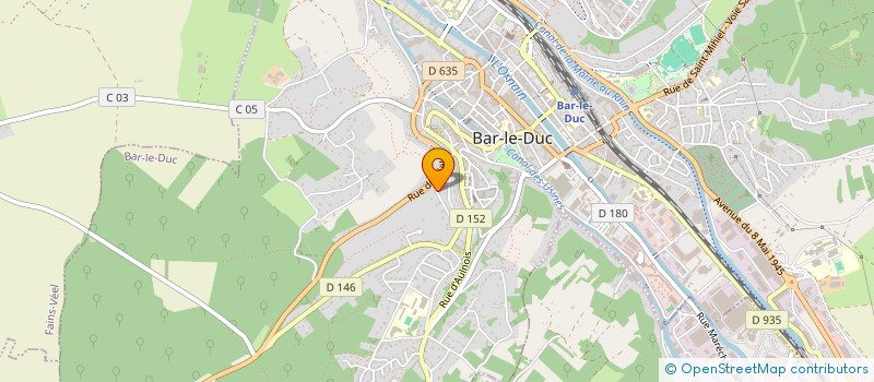 localisation de l'entreprise AURELGAUTH à BAR-LE-DUC