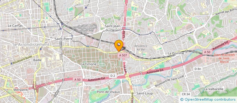 localisation de l'entreprise AURELI à MARSEILLE