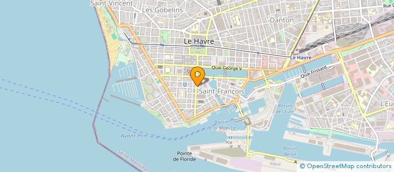 localisation de l'entreprise AURELIA  LE HAVRE