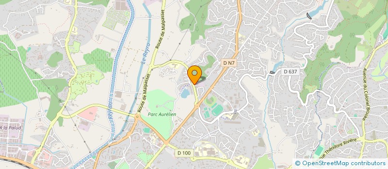 localisation de l'entreprise AURELIA à FREJUS