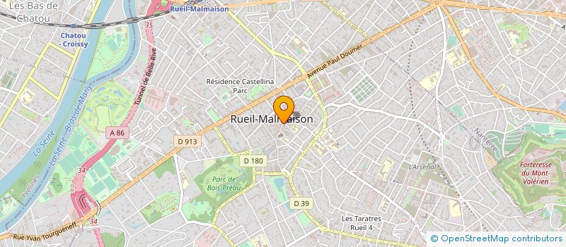 localisation de l'entreprise AURELIA à RUEIL-MALMAISON