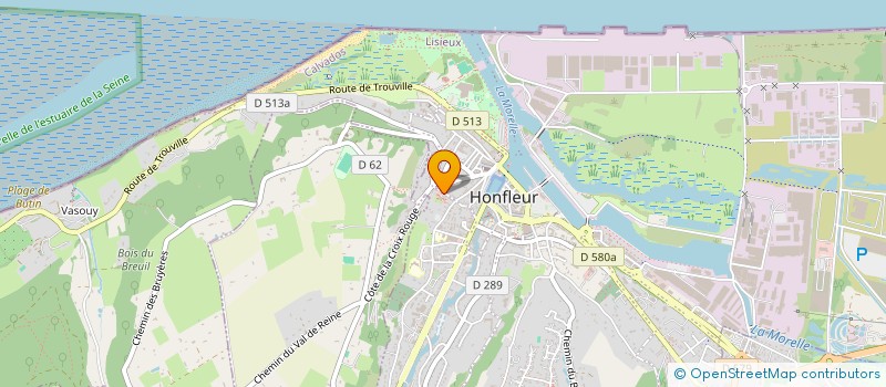localisation de l'entreprise AURELIA à HONFLEUR