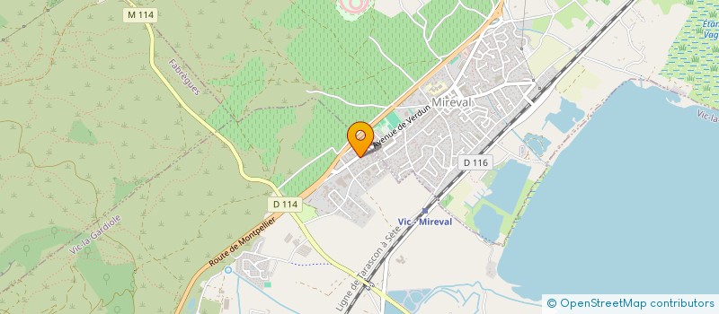 localisation de l'entreprise AURELIA  VIC-LA-GARDIOLE