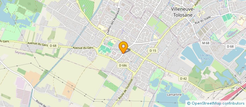 localisation de l'entreprise AURELIA  FROUZINS