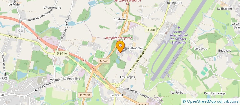 localisation de l'entreprise AURELIA APP à LIMOGES