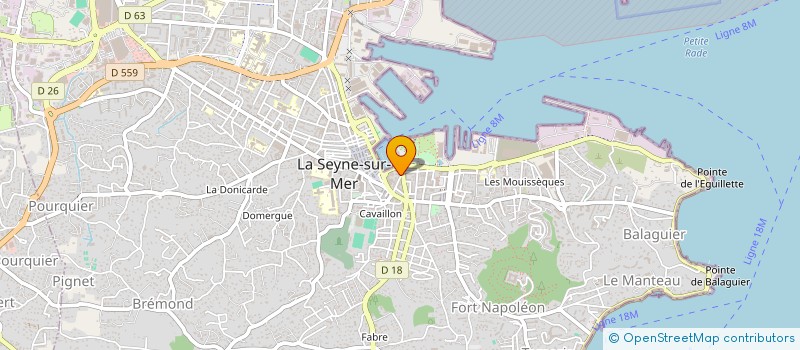 localisation de l'entreprise AURELIA EPIL à LA SEYNE-SUR-MER