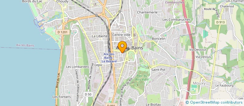 localisation de l'entreprise AURELIA ET TEDDY KLEIN  AIX-LES-BAINS