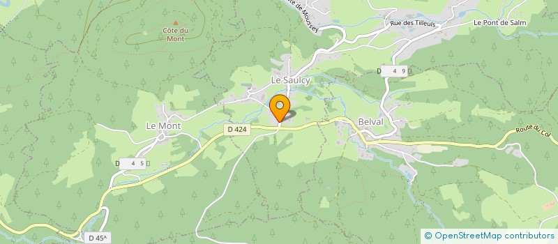 localisation de l'entreprise AURELIANCE  LE MONT