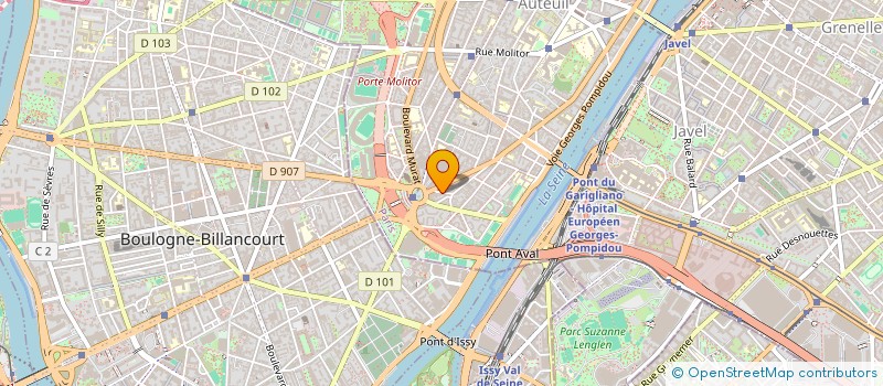 localisation de l'entreprise AURELIE à PARIS