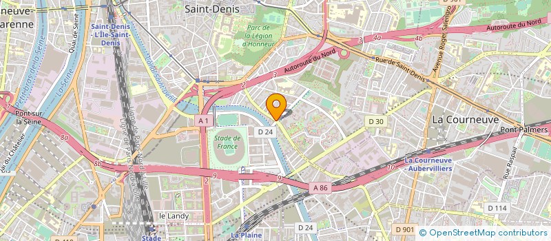 localisation de l'entreprise AURELIE à SAINT-DENIS