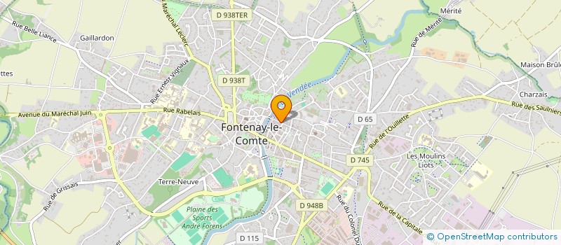 localisation de l'entreprise AURELIE  FONTENAY-LE-COMTE